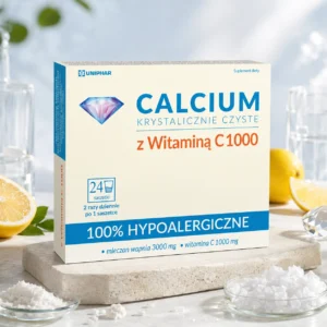 Calcium Krystalicznie Czyste z Witaminą C1000
