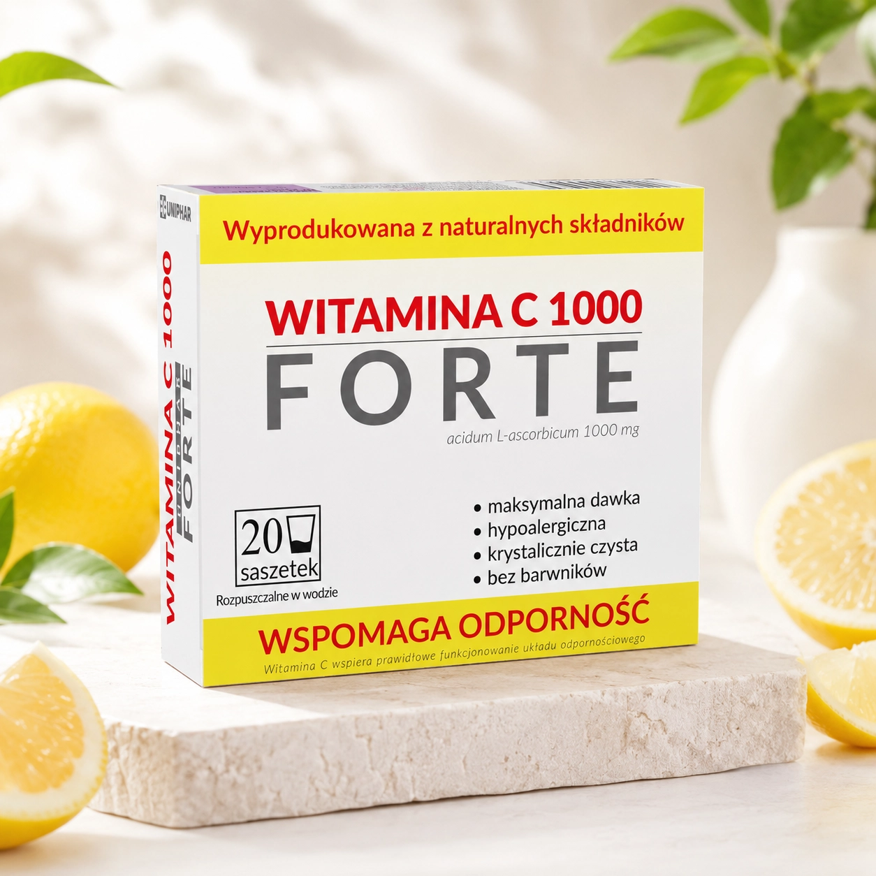 Witamina C1000 UNIPHAR FORTE saszetki
