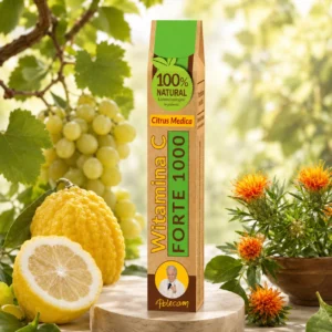 Witamina C 1000 Forte 100% naturalna, biotechnologiczna
