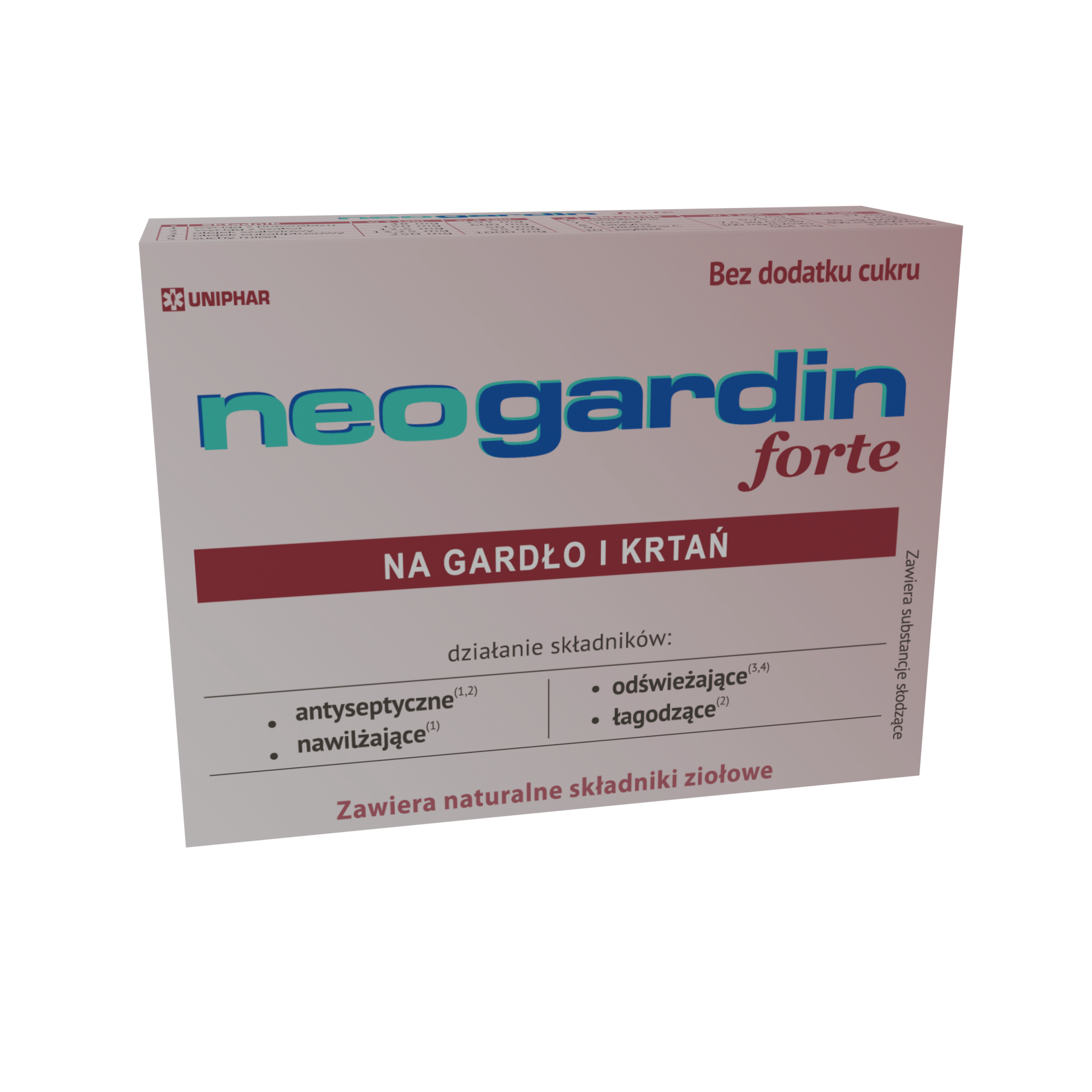 NEOGARDIN FORTE 20 tabletek do do ssania