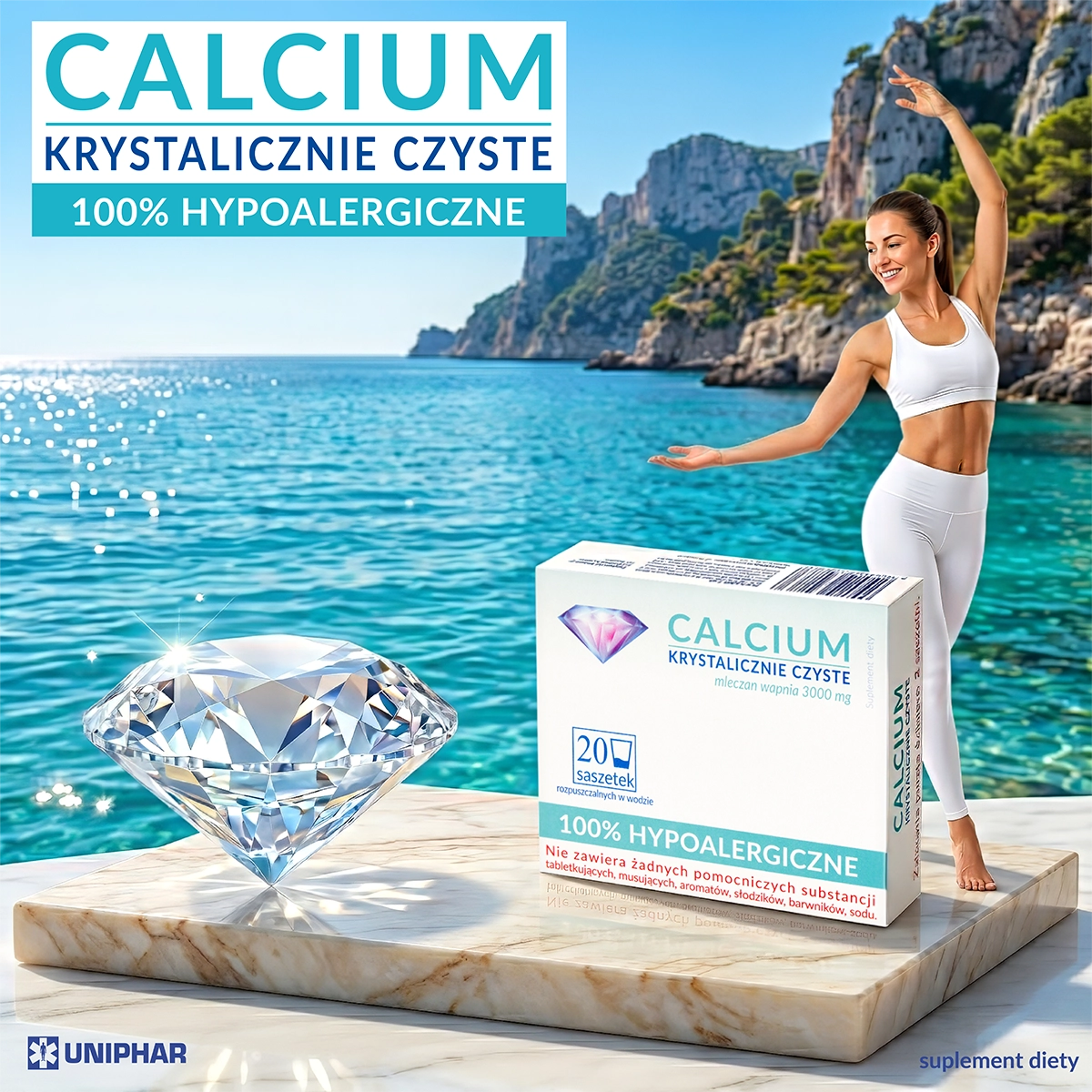 Calcium Krystalicznie Czyste — kadr z kampanii