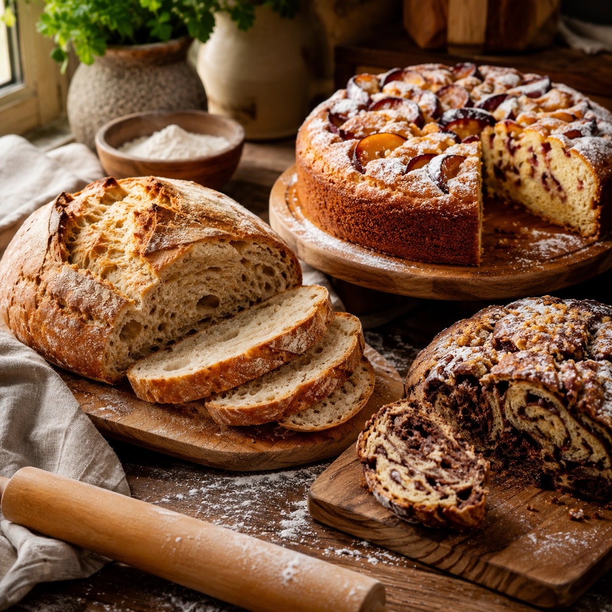 tu obrazek: pieczenie chleba / ciasto